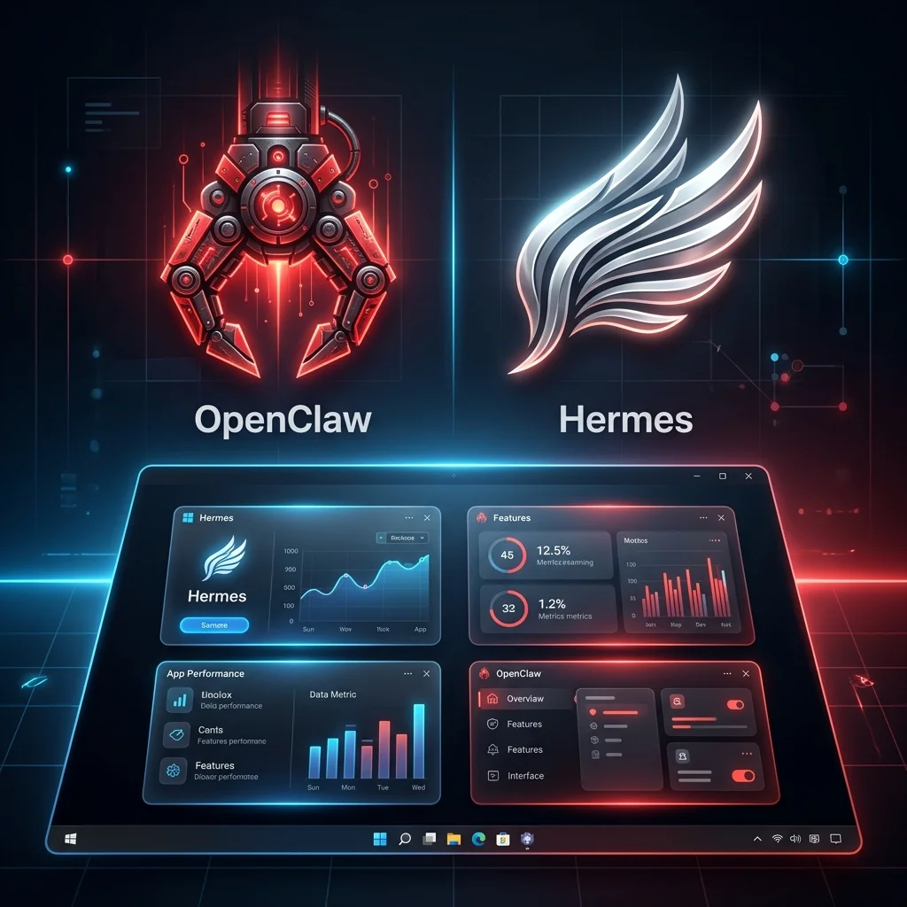 Windows AI 客户端怎么选？OpenClaw Desktop 与 Hermes Desktop 深度对比测评与避坑指南 - 封面图